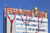 Incineration plant Spittelau of Friedensreich Hundertwasser in Vienna, Eastern Austria, Austria, Europe