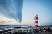 Leuchtturm Grisetaodde, Oddesund, Oddesund Syd, Limfjord, Struer, Holstebro, Dänemark