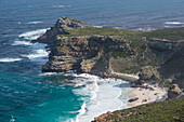 Rocky cliffs on Cape Point, Cape of Good Hope, South Africa, Africa