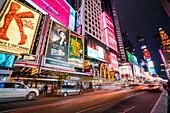 Times Square bei Nacht, New York City, Vereinigte Staaten von Amerika, Nordamerika