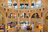 Ornate interior decoration of the Dubai Mall, Dubai, United Arab Emirates, Middle East