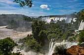 The Iguazu waterfalls on the Argentinian side