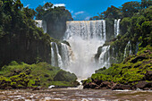 The Iguazu waterfalls on the Argentinian side