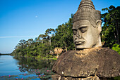 'South Gate, Angkor Thom; Krong Siem Reap, Siem Reap Province, Cambodia'