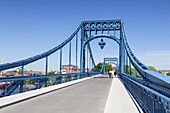 Bridge Kaiser-Wilhelm-Brücke in Wilhelmshaven, East Frisia, Friesland, Lower Saxony, Northern Germany, Germany, Europe