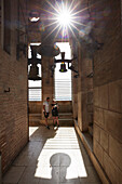 Inside bell Tower of giralda,  Seville, andalusia, Europe