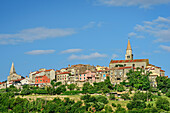 Hill-top settlement Buje, Buje, Istria, Croatia