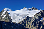 Wilder Pfaff und Zuckerhütl, Stubaier Höhenweg, Stubaier Alpen, Tirol, Österreich