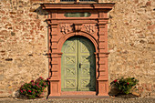 Entrance portal of the reformed castle church in Ziegenhain, Ziegenhain, Hesse, Germany, Europe
