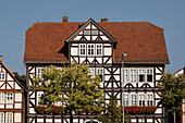 Fachwerkhaus am Marktplatz, Bad Hersfeld, Hessen, Deutschland, Europa