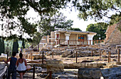 At the Palace, Excavation of Knossos, Crete, Greece