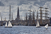 Stadthafen Rostock to the Hanse Sail, Mecklenburg Vorpommern, Germany