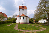 1000jährige romanische Stephanuskirche in BlieskastelBöckweiler , Saarland , Deutschland , Europa