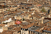 View over the roofs of the old town of Bordeaux