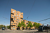 Modern architecture at Randstad Group building at the Cours Maréchal Juin