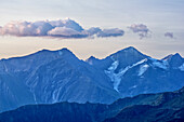 Hohe Tauern mit Wiesbachhorn, Pinzgauer Spaziergang, Kitzbüheler Alpen, Salzburg, Österreich