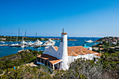 The bay of Porto Cervo, Costa Smeralda, Sardinia, Italy, Mediterranean, Europe