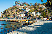 Die Stadt Avalon, Santa Catalina Island, Kalifornien, Vereinigte Staaten von Amerika, Nordamerika