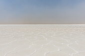 Pure salt in a salt lake, Danakil depression, Ethiopia, Africa