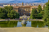 Palazzo Pitti und Boboli-Gärten, UNESCO Weltkulturerbe, Florenz, Toskana, Italien, Europa