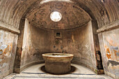 Forum Bäder, römische Ruinen von Pompeji, UNESCO-Weltkulturerbe, in der Nähe von Neapel, Kampanien, Italien, Europa