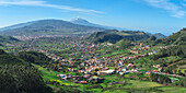 Blick über den Vulkan Teide und den Teide Nationalpark, Teneriffa, Kanarische Inseln, Spanien, Europa