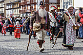 Varaita-Tal (Valle Varaita), Cuneo, Sampeyre, Piemont, Italien, Europa, Alpiner historischer Karneval, La Baio di Sampeyre