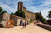 Die Festung von Guaita, San Marino Stadt, Republik von San Marino