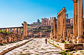 Ancient Jerash, Ruinen der griechisch-römischen Stadt Gera in Jordanien