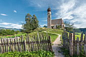 Fiè / Völs, Provinz Bozen, Südtirol, Italien, Die Heilige-Konstantin-Kirche