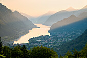 Landschaft von Idro See, Provinz Brescia in Italien, Lombardei Bezirk, Europa