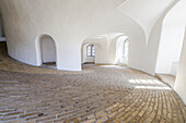 The turn spiral ramp inside the Round Tower, (Rundetaarn), Copenhagen, Denmark