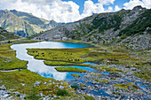 Lake Cornisello lower Europe, Italy, Trentino region, Nambrone valley, Rendena valley, Carisolo, Sant'Antonio di Mavignola, Madonna di Campiglio