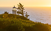 Cape Disappointment Lighthouse at Sunset