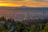 Portland Sonnenaufgang von Pittock Mansion