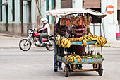 Produce cart on the streets of Havana, Cuba