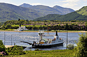 Fähre am Loch Linnhe bei Inchree, Glenn Coe, Schottland