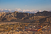 View of Lo Manthang from Kechar Fort