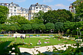 France, Paris, 15th arrondissement, Saint Lambert public garden