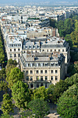 Frankreich. Paris 16. Bezirk. Platz de l'Etoile. Gebäude zwischen der Rue Lauriston und der Avenue Foch