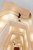 Staircase, CaixaForum, Museum, Architect Herzog and De Meuron, Madrid, Spain, Europe