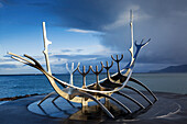 Sun Voyager sculpture, Reykjavik, Iceland, Polar Regions