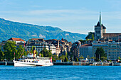 Steamboat, Genfersee, Genf, Schweiz, Europa