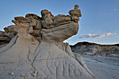 Rock formation in the badlands, Ah-Shi-Sle-Pah Wilderness Study Area, New Mexico, United States of America, North America