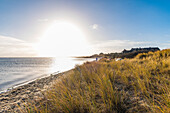 sunrise at Munkmarsch on the island of Sylt, Schleswig-Holstein, north Germany, Germany