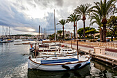 Luxury yachts at the port of Mallorca. Puerto de Palma, Port of Palma, Palma, Mallorca, Spain, Europe
