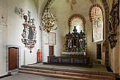 Altar in the church of Oeja, Schweden