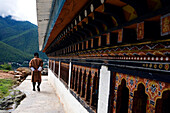 Long walking near monastery