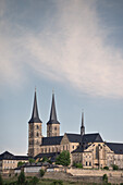 Blick zur Klosterkirche St. Michael, Bamberg, Region Franken, Bayern, Deutschland, UNESCO Welterbe