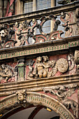 UNESCO World Heritage, Bremen town hall, detail of front facade, Hanseatic City Bremen, Germany